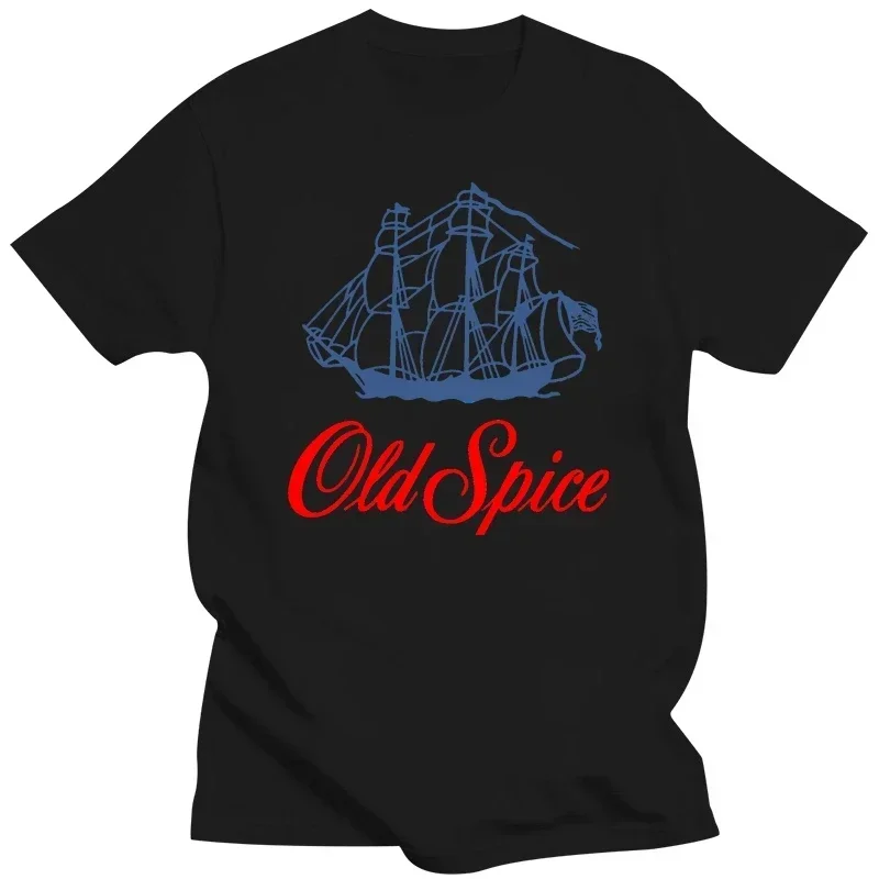 Harajuku Tops Fashion Classic Unique t-Shirt Old Spice Retro Cologne Ship Clipper Nautical Deodorant Aftershave Sailb graphic