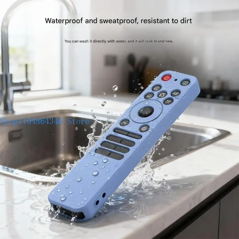 652F Washable Silicone Skin For MR25GA Television Remote Control Dustproof Scratch Resistant Flexible Comfortable Grip Case