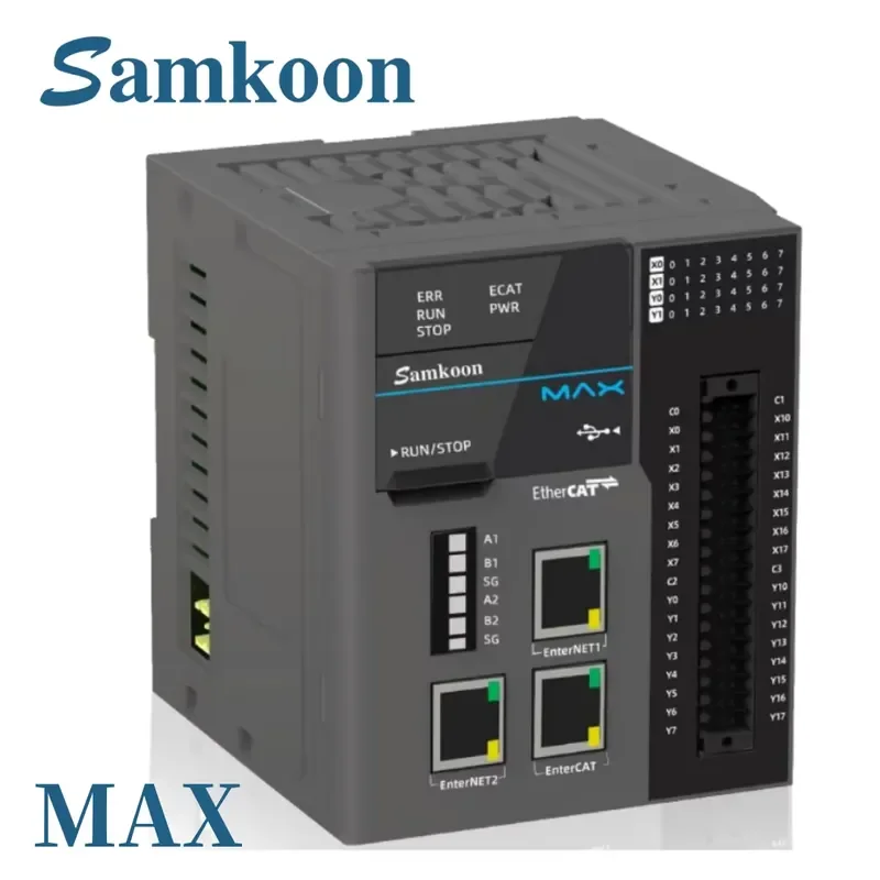 Samkoon MAX Series Bus-type PLC - High Performance Motion Control with G Code Programming & 3D Trajectory Simulation