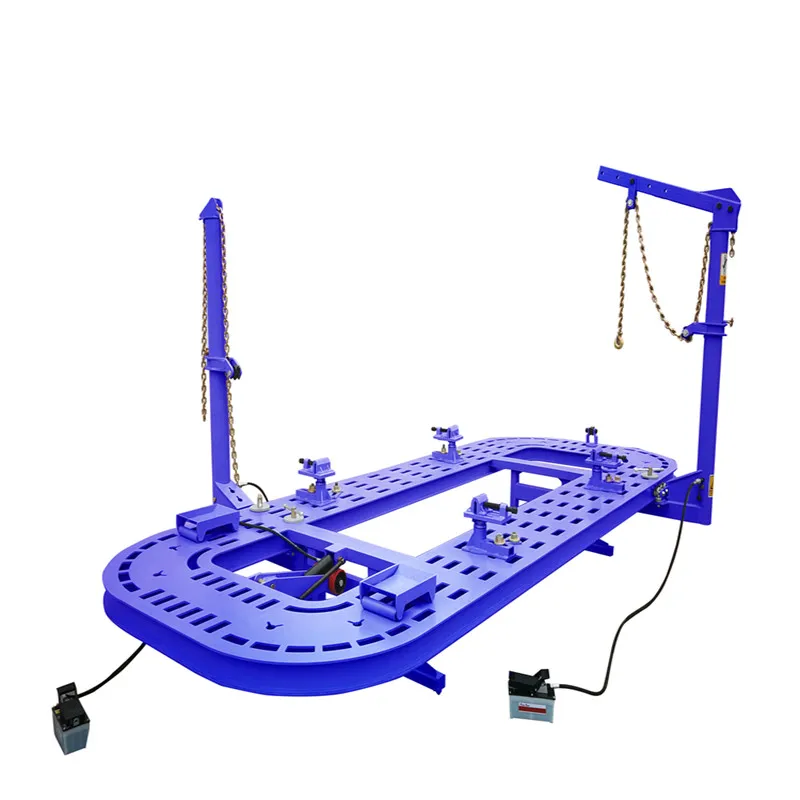 Best Selling 10 Ton Pulling Tower Car Chassis Straightening Machine 2D Measuring System For Auto Collision Service Station