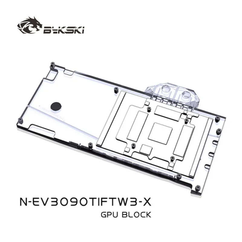 Bykski GPU Water Block Use for EVGA RTX3090Ti FTW3 ULTRA Video Card / Three-layer Structure Design /N-EV3090TIFTW3-X
