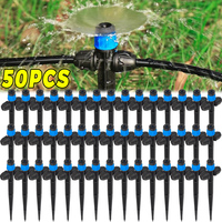 Adjustable Spike Dripper Sprinkler 8 Hole Drop Emitter All Round Scattering Sprinkler Garden Flower Watering Irrigation Supplies