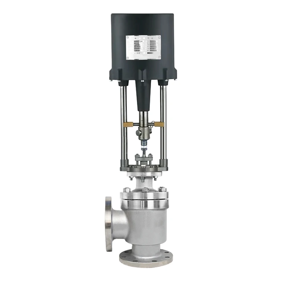 WCB Electric Angle control valve single seated Control Valve on/off type temperature flow Modulating Valve