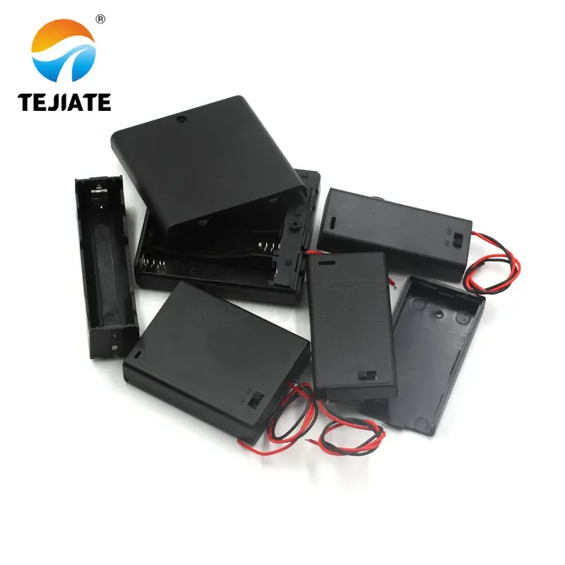Battery box No.7 with switch and cover, battery holder 1, 2, 3/4/8 battery boxes