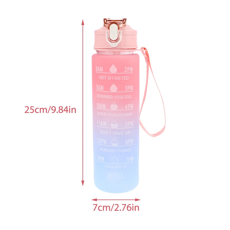 900ML Sport Water Bottle Leakproof Bottles Drinking Outdoor Travel Portable Water Bottle Gym Fitness Jugs