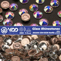 VDD SS4-SS30 2088 Topkwaliteit Hot-Fix Glas Kristal Steentjes 8 Grote 8 Kleine Plaksteen Voor Kledingstuk DIY Nail Art Accessorie