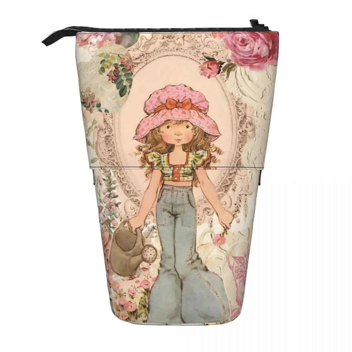 مخصص Kawaii رائعتين لطيف S-Sarahs K-Kays مقلمة للبنين بنات الكرتون تخزين كبير القلم حقيبة صندوق اللوازم المدرسية