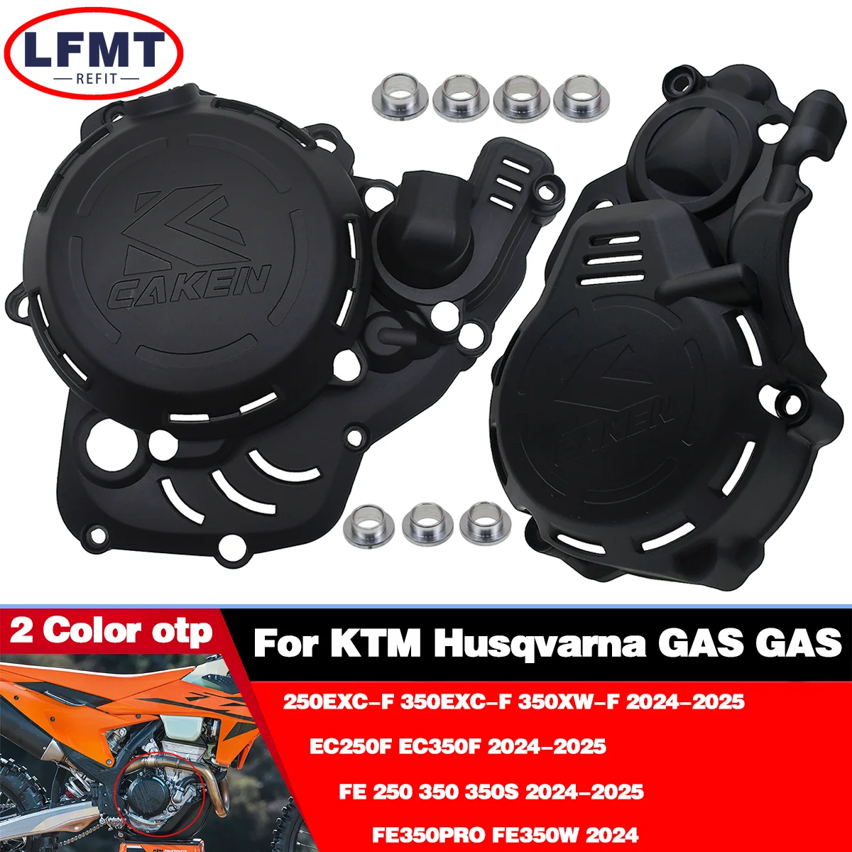 Motocross Clutch Protector Lgnition Guard Cover Kit For Husqvarna FE 250 350 350S 2025 FE350PRO FE350W 2024 GAS GAS EC 250F 350F