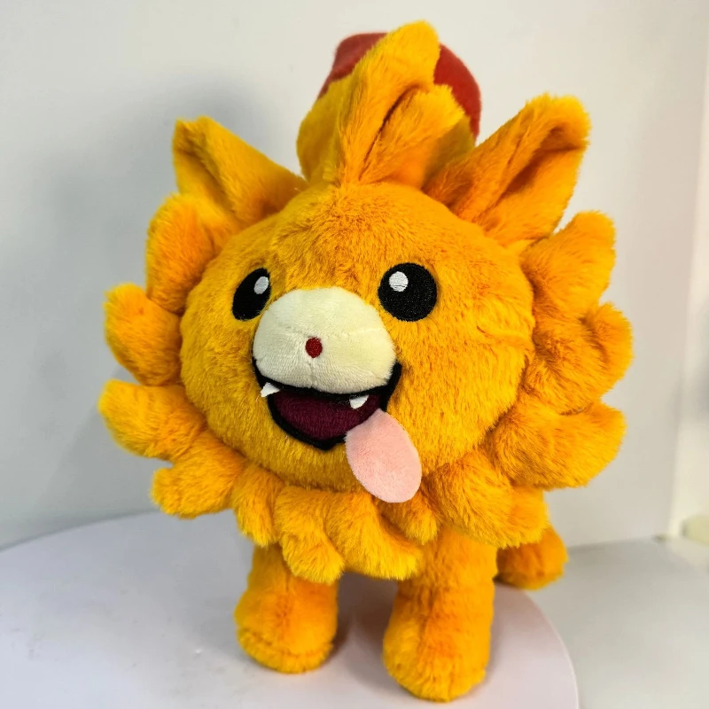 

New 25cm Winds And Waves 10th Starter Trio Plush Doll Pombon Cartoon Stuffed Toy Anime Peripheral Cute Desktop Ornament Gift