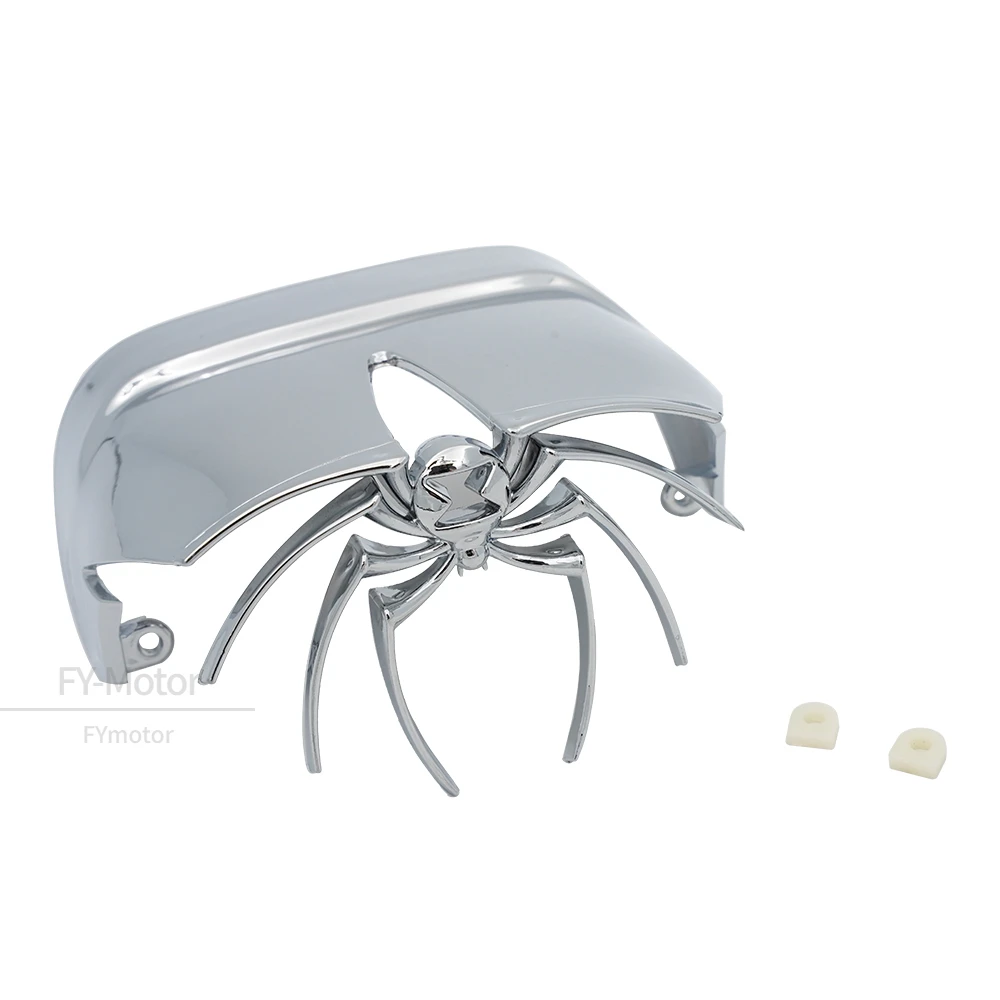 Задние фонари для мотоцикла, хромированная задняя крышка с пауком, подходит для Harley Low Rider FXDL Classic FLHTC