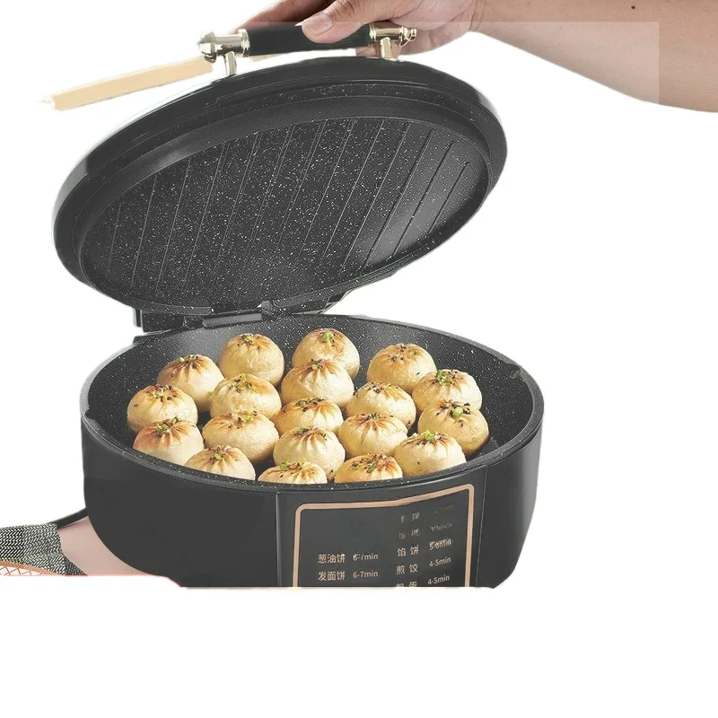 

Electric cake pan Household double-sided multi-function deepened, enlarged, fried, fried, grilled frying pan