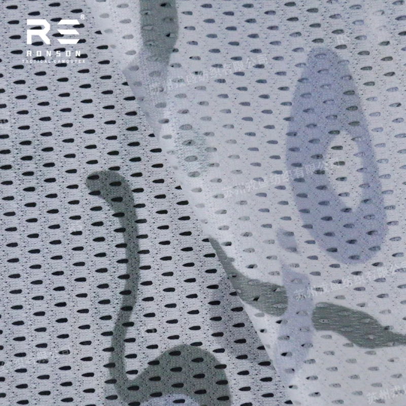قماش شبكي 120gsm MC/MCBK/MCTP/MCAP قماش مموه قماش تريكو تكتيكي شبكي للطباعة