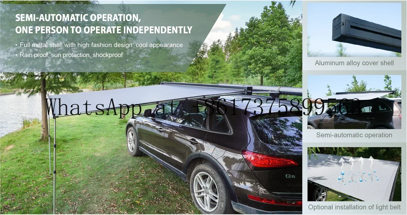 

Боковой тент для внедорожников 4x4 – портативное снаряжение для кемпинга и палаток для 4WD