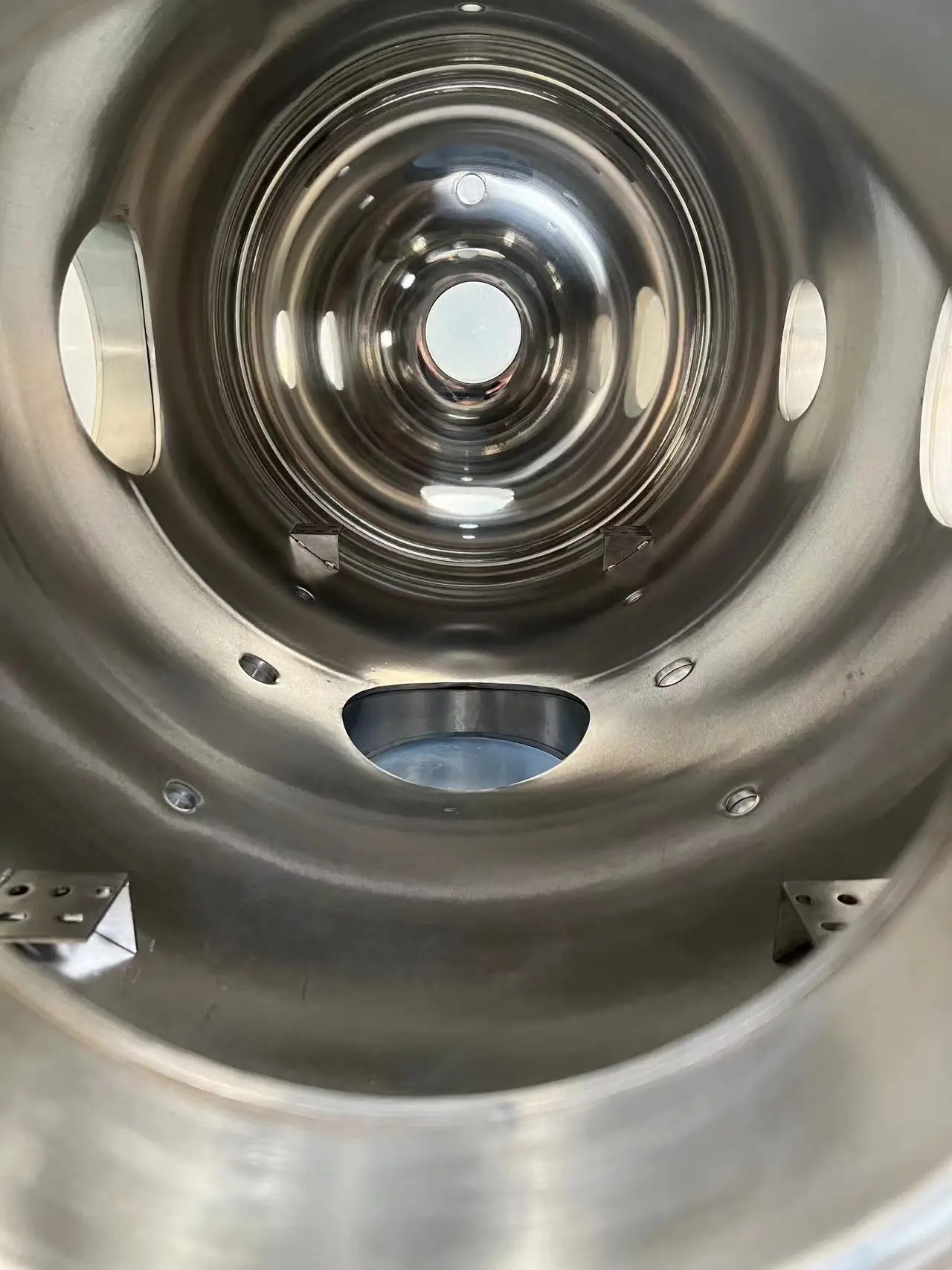 Factory Customized SS304 316L Cylindrical Ultra High Vacuum Chamber Laboratory Equipment CF Flange
