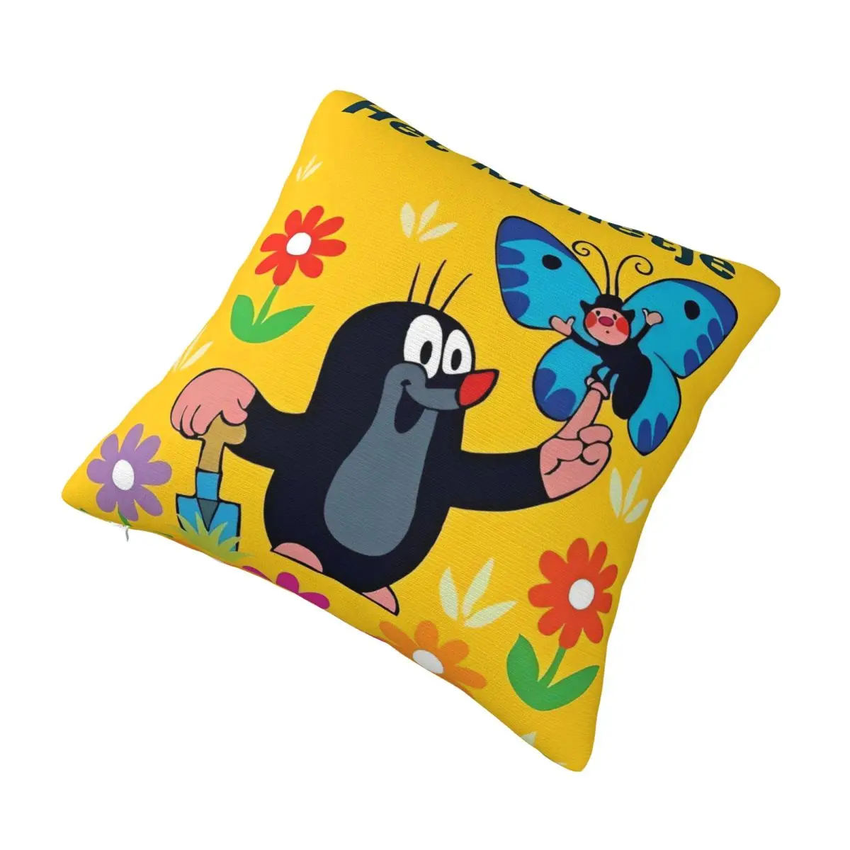 The Little Mole كيس وسادة فراشة الجدة غطاء وسادة تصميم ناعم غطاء الوسادة سادات ل أريكة غرفة نوم ديكور المنزل