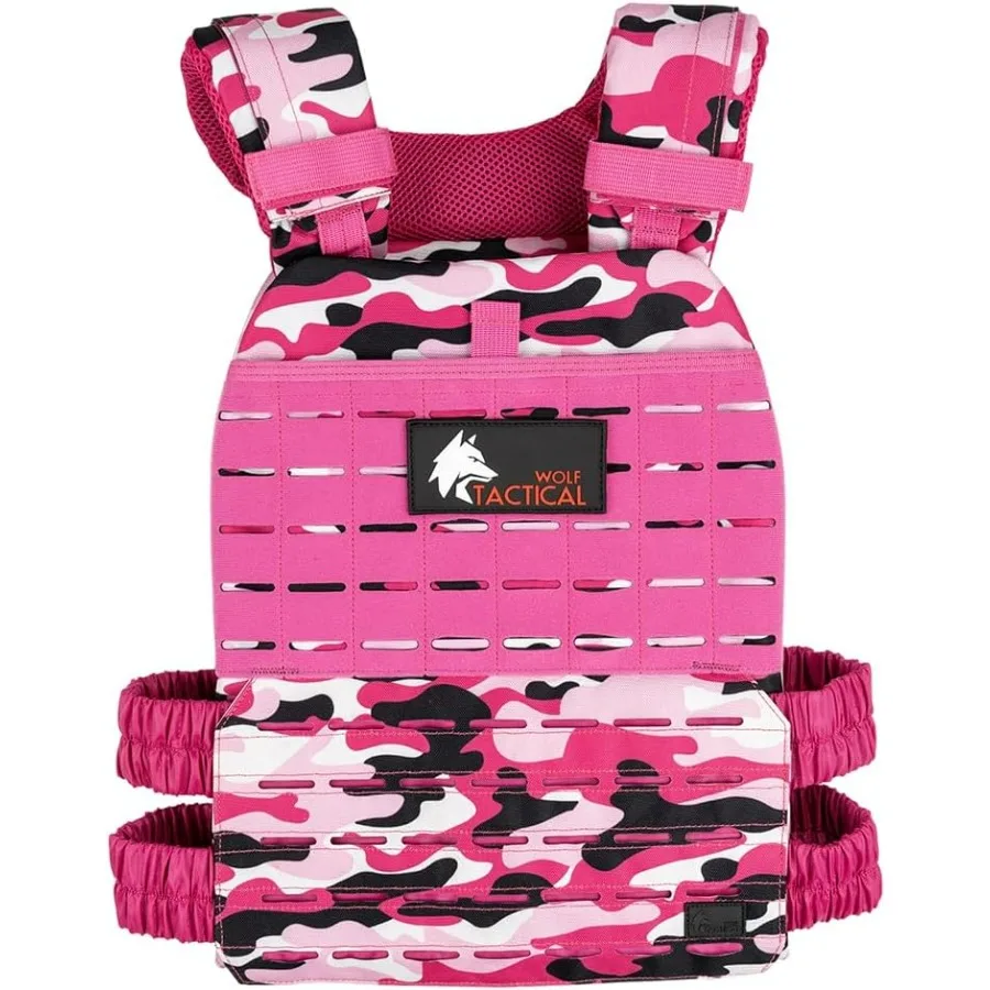 سترة مرجحة قابلة للتعديل للرجال والنساء مصممة لتدريبات القوة والجري واللياقة البدنية تحمل ما يصل إلى 42 رطلًا مع حرف V