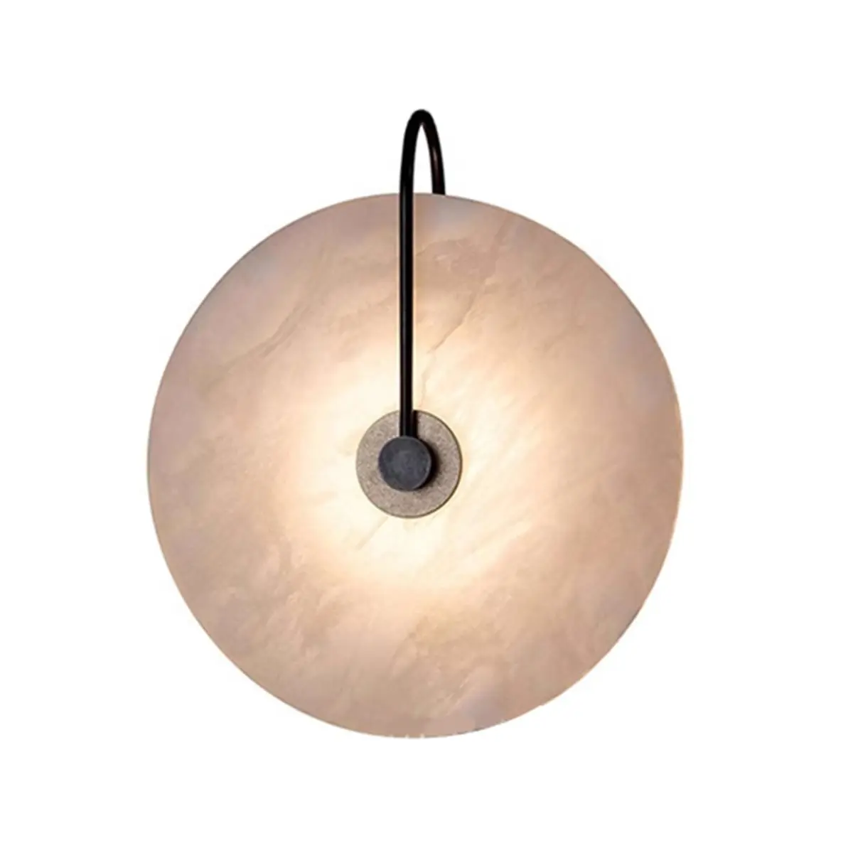 AA19 Marble Wall Lamp Modern LED Dimmable Wall Light for Tea Room Bedroom Restaurant Living Room Lighting Fixtures Decor Lamp