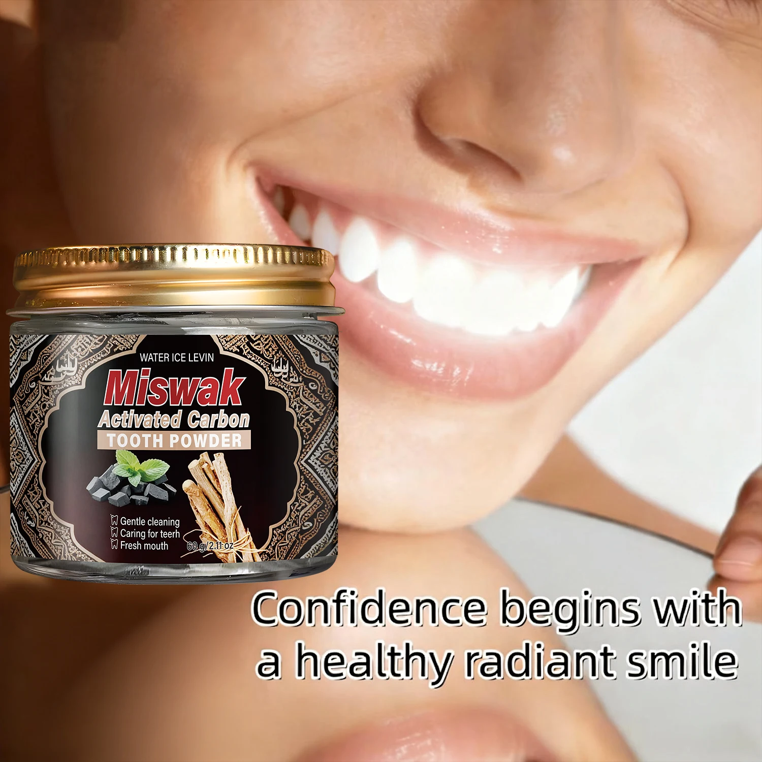 Activated Charcoal & Miswak To - Whitening Powder Activated recension och pris