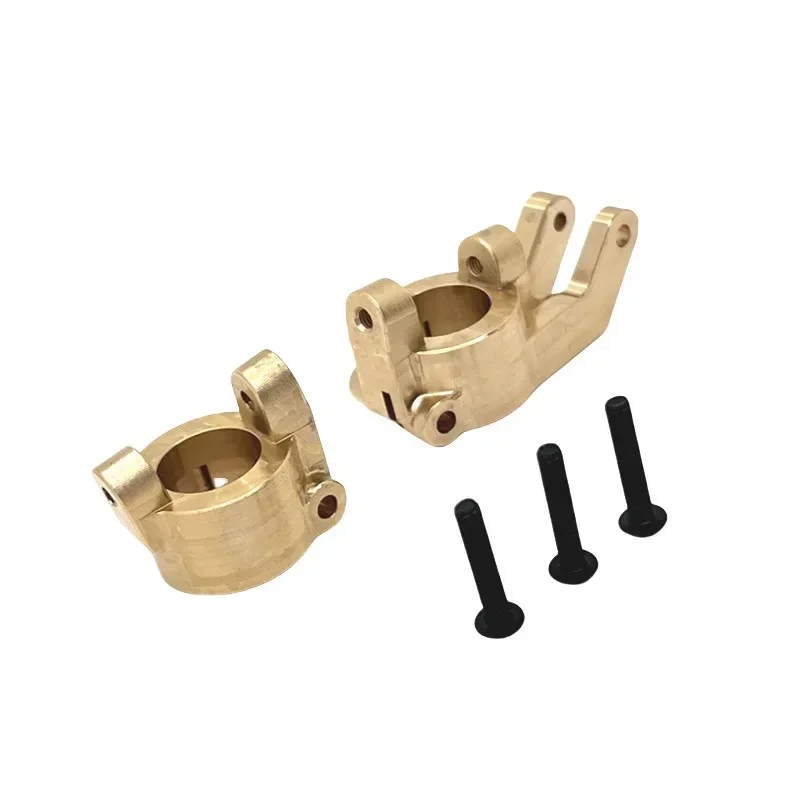 Support de roue avant en laiton en forme de C pour 1/10 YK4106 YK4107 OP Accessoires Pièces de mise à niveau en métal pour modèles RC de voitures, camions et buggies