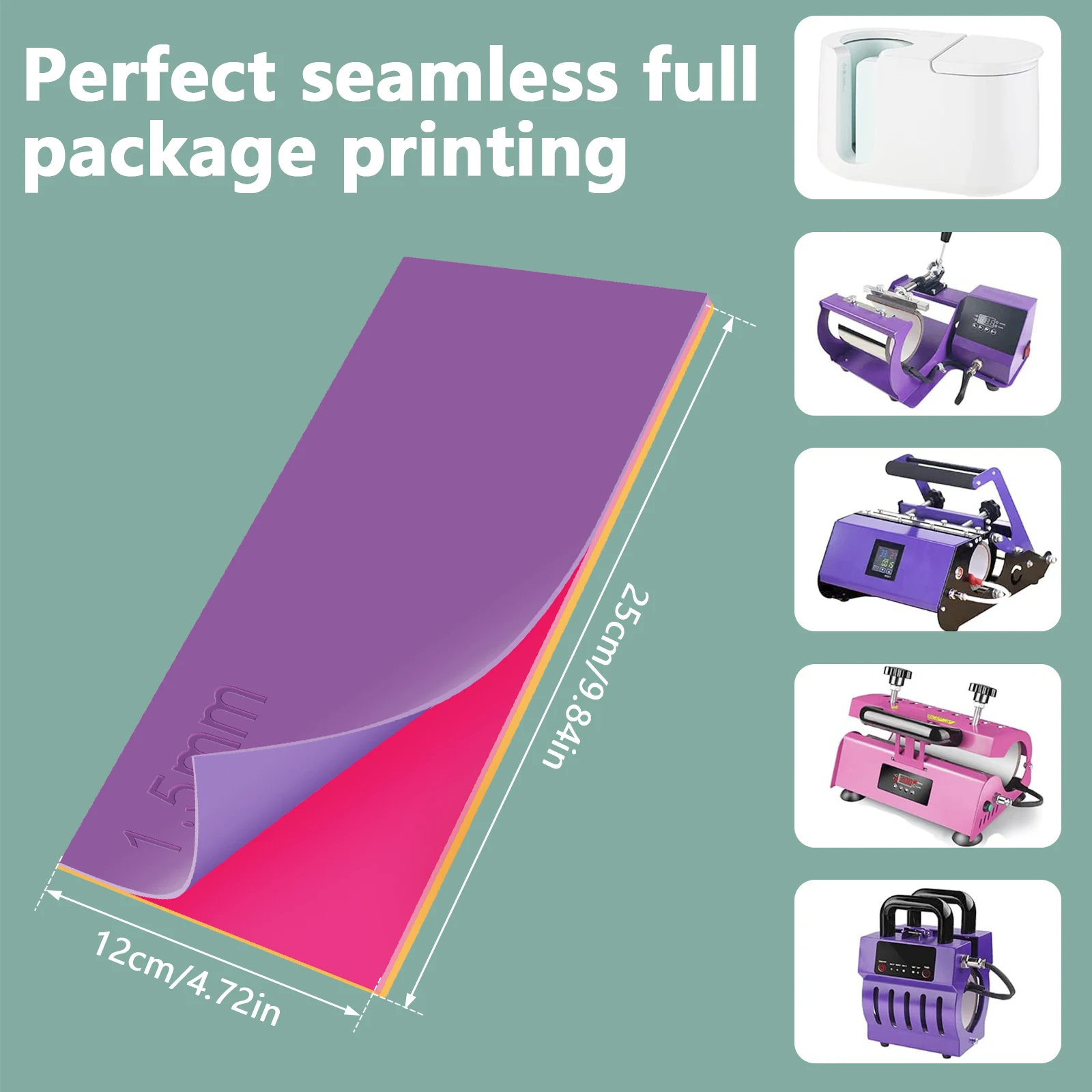 3pcs Sublimation Tumblers Wrap - Sublimation Mug Blank recension och pris