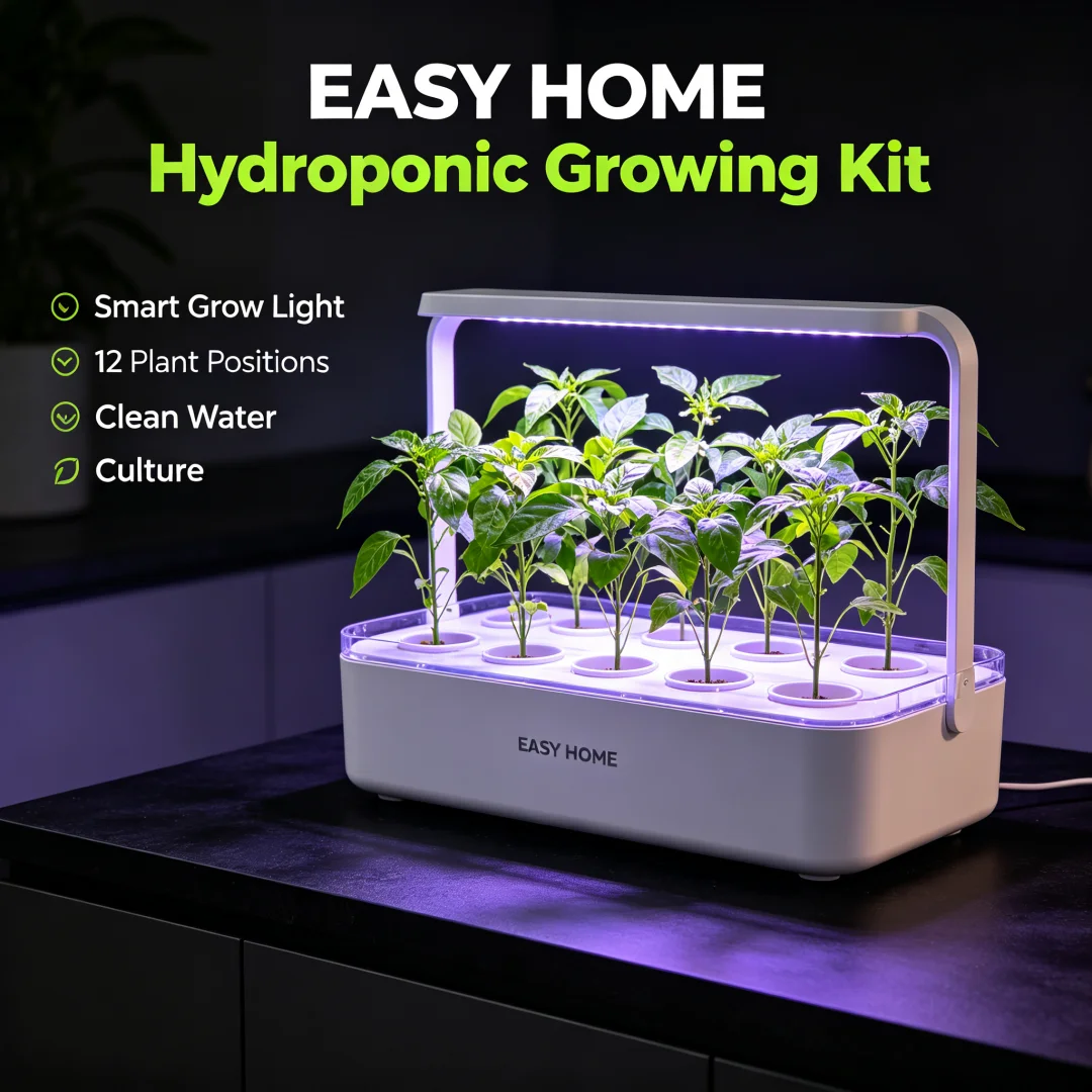 Smart Countertop Hydroponic Growing Kit Indoor Home Gardening Soilless Culture Plant Growing Box