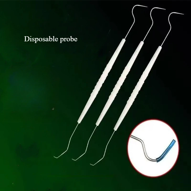 Disposable Dental Probe / Walnut Cleaning Hook / Plastic-handled Hook for Vajra Bodhi Nuts / Metal Cleaning Tool