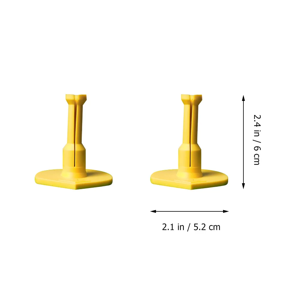 

Indoor Golf Nail Pads Tee Holder Accessories Yellow Rubber Tees for Hitting off Mats