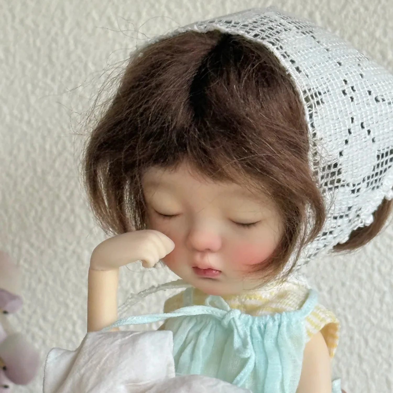 BJD 인형 1/6 레이이 잠자는 눈동자 고품질 레진 피규어 추수감사절 크리스마스 선물 슈가페어리 의상 없음 인형