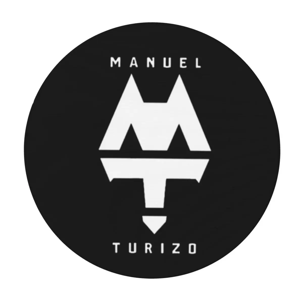 Rapper Manuel Turizo Logo Waterproof Round Tablecloth Oilproof Table Cloth for Kitchen Events Dining Table Cover