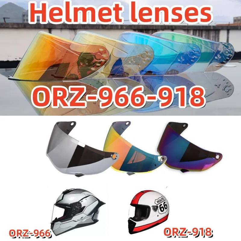 

Линзы для шлема подходят для ORZ-966/918, линзы для мотоциклетного шлема, дневные и ночные универсальные цветные линзы, аксессуары для шлема