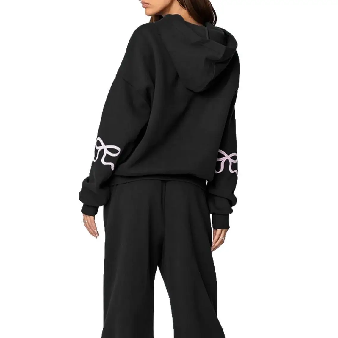2025, neues Herbst- und Wintermode, lässiges Hoodie-Set, zweiteiliges Set