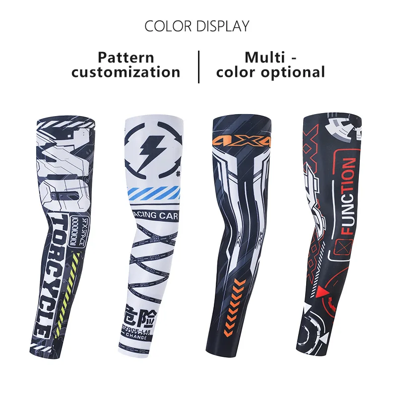 

1 Pair Ice Silk Sun Protection Arm Covers Unisex Elbow Cover Outdoor Cycling Running Fishing Driving Cool Anti-UV Arm Sleeves