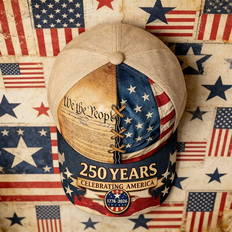 A Retro-Style Cap Commemorating The 250Th Anniversary of The United States - a Unisex Outdoor Baseball Cap with a Commemorative