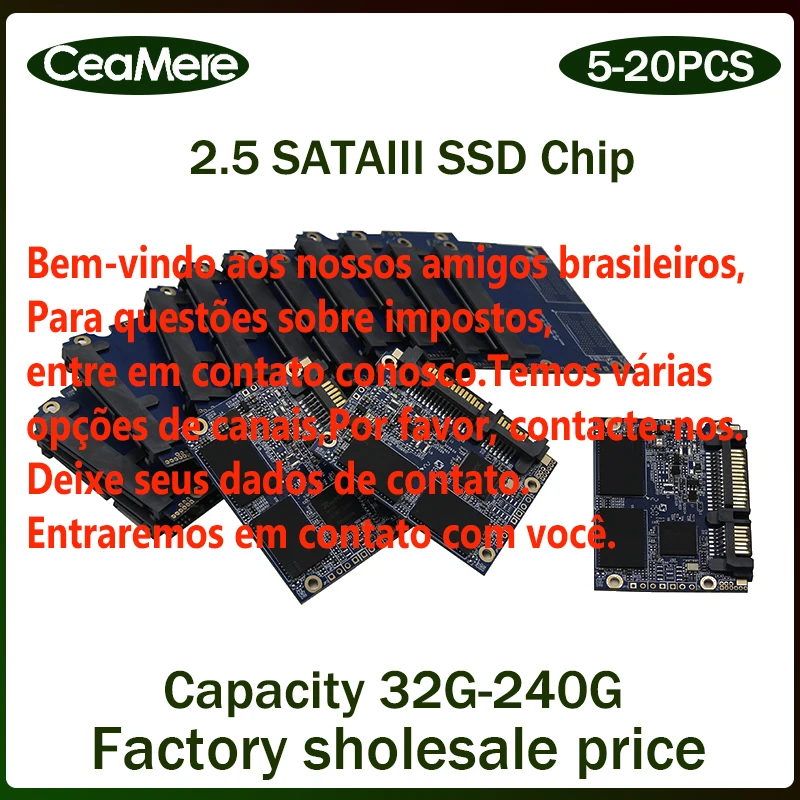 10-30PCS CeaMere SSD chip 120GB 128GB 240GB 256GB Unidade de estado sólido