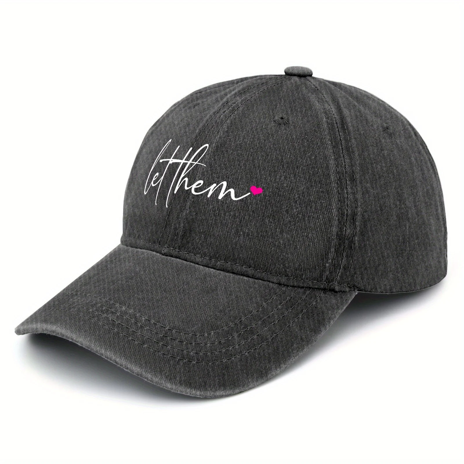 Vintage Washed Baseball Cap - Adjustable Snapback, 