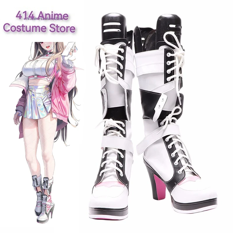 

Game NIKKE：The Goddess of Victory Viper Cosplay Shoes Women High Heels Anime Viper Boots for Party Halloween Costume Accessories