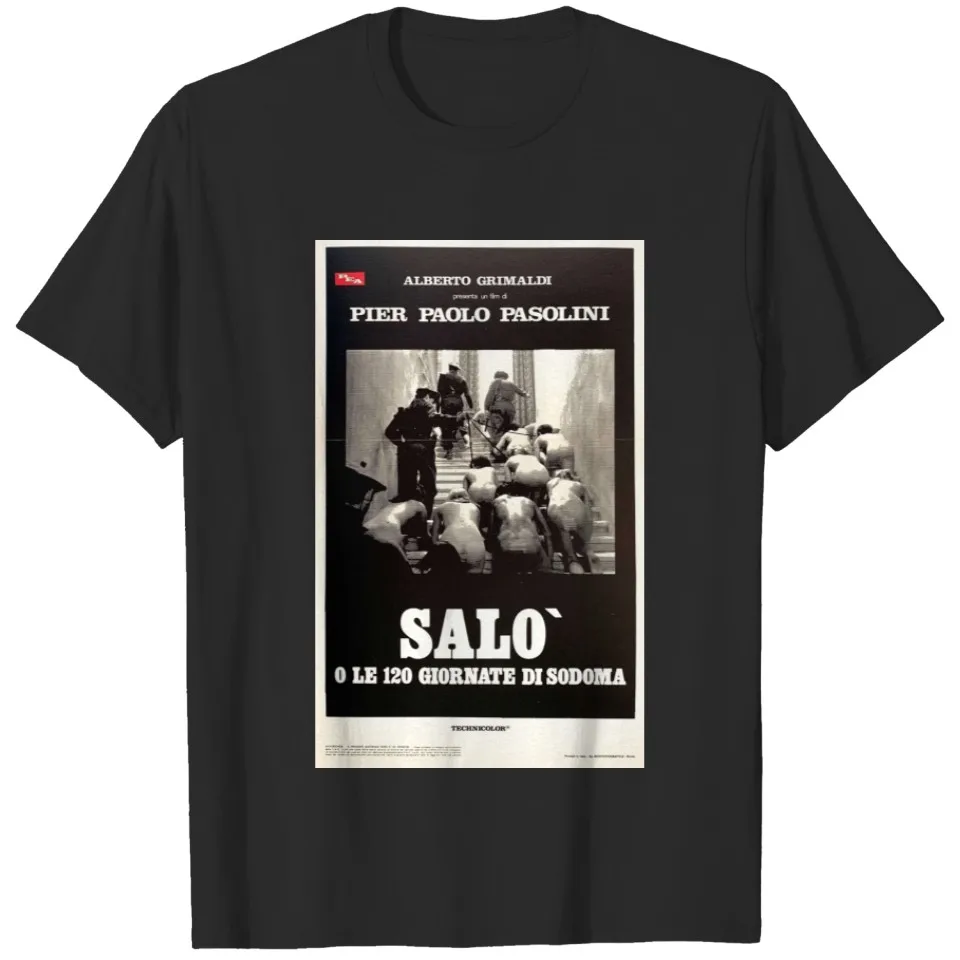 Salo or the 120 Days of Sodom T-Shirts Vintage Short Sleeve Crew Neck Clothing