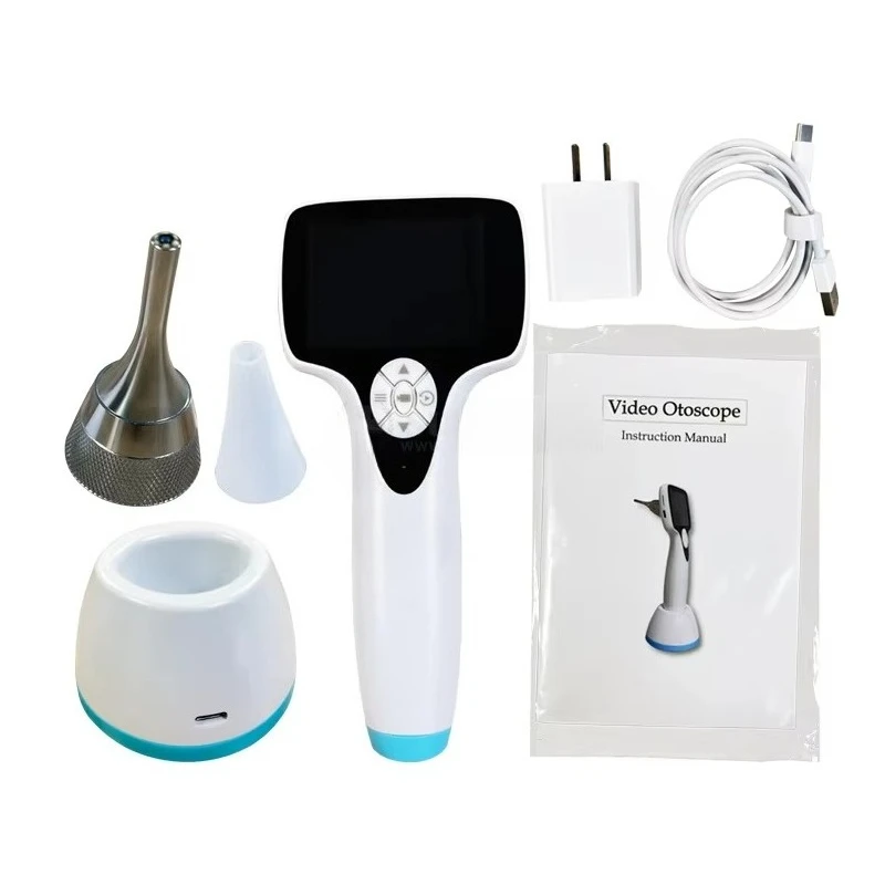 【HOT】SY-G046-2 Wireless Portable Otoscope - Digital USB Veterinary Ear Inspection Equipment