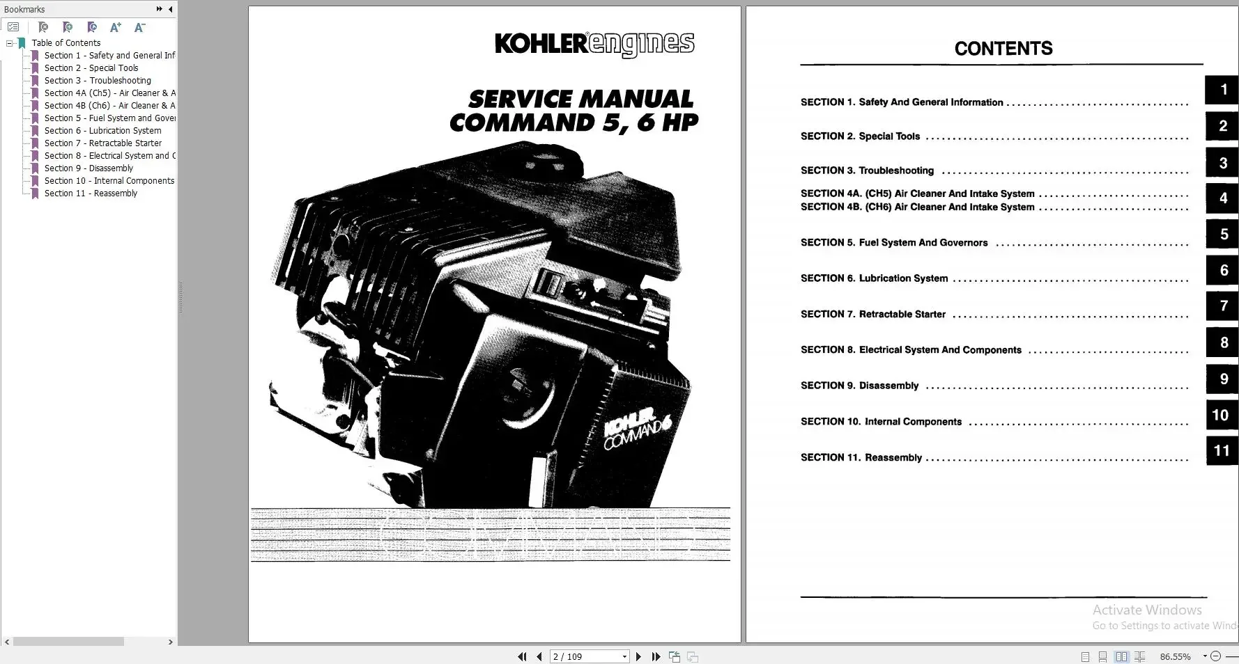 TruckEPC Kohler Engine 1.45 GB PDF Operators and Maintenance Manual, Service Manual