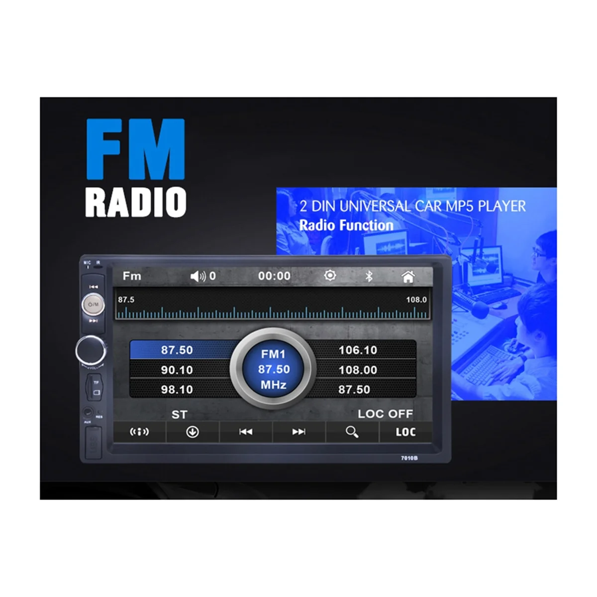 7inch 2DIN MP5 Player Car Radio Multimedia Universal_A60E