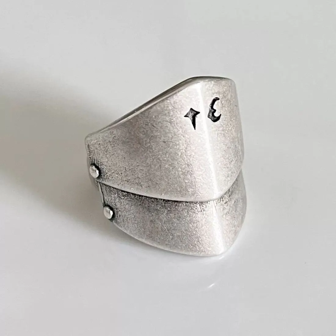 Articulated Armour Ring, Vintage Sun Moon Star Adjustable Unisex Fashion Finger Jewellery
