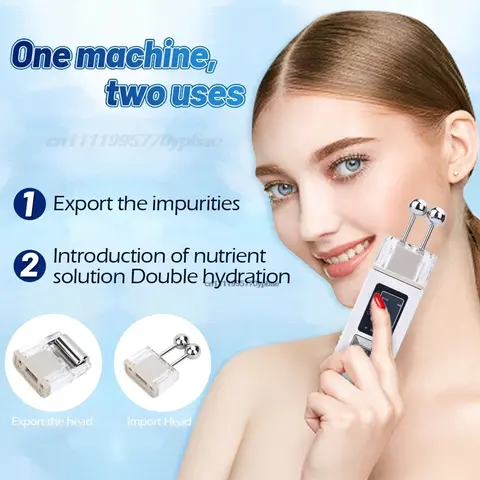 Galvanic Facial Machine Ion Beauty Device Deep Cleansing Skin Care Portable Home Spa Face Lift Microcurrent Massager Tool