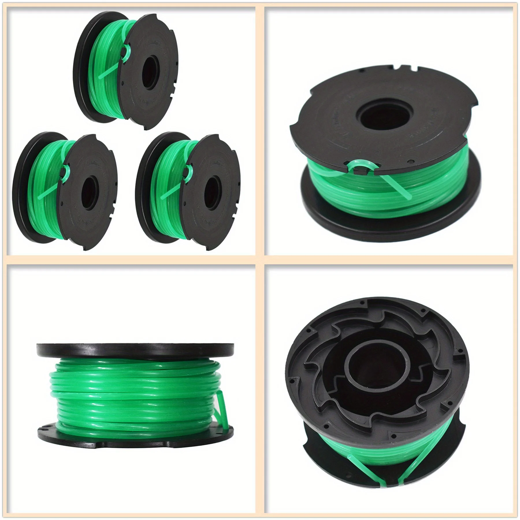 String Trimmer Spool Line 20ft 0.080 Inch Replacement for SF-080 SF-080-BKP