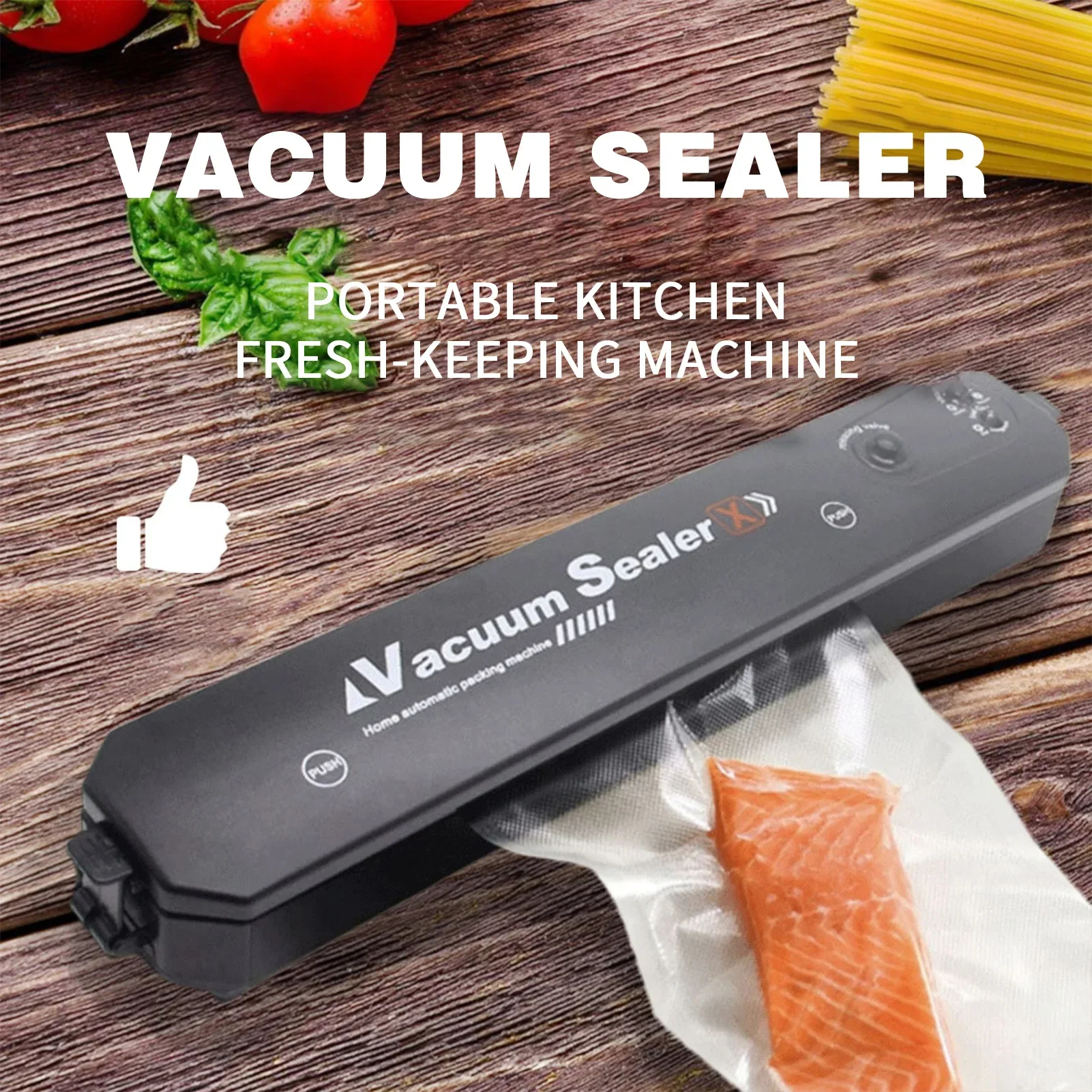 Vacuum Sealing Machine Automatic Packaging Machine Mini Food Preservation Machine Kitchen Portable Sealing Machine