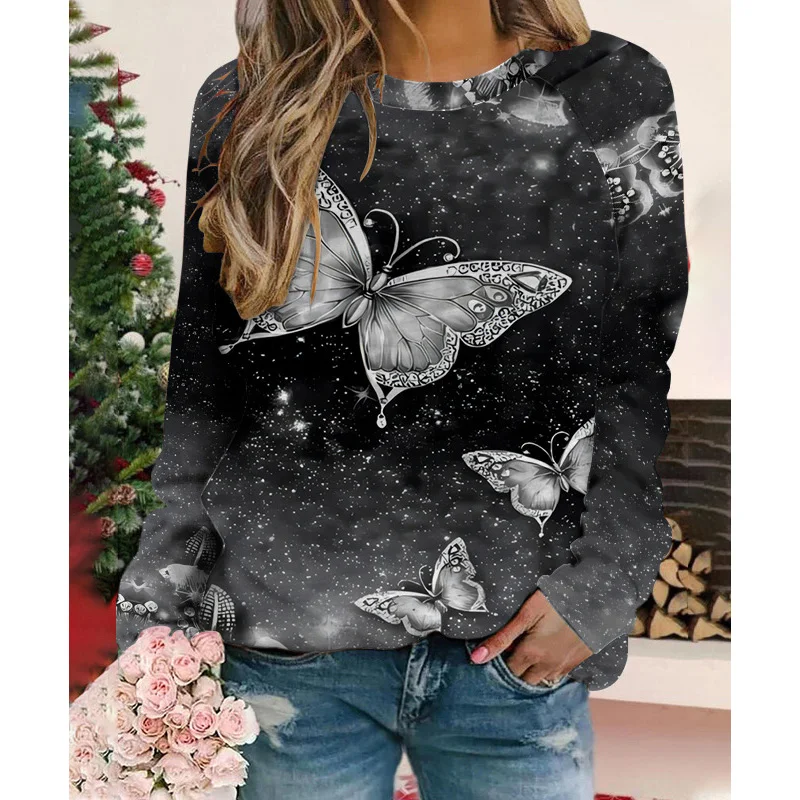 Ethnic Style Mexican Floral Sweatshirts 3D Print Women Y2K Hoodies Long Sleeve Hoodie Oversized Pullovers Woman Tops Clothing