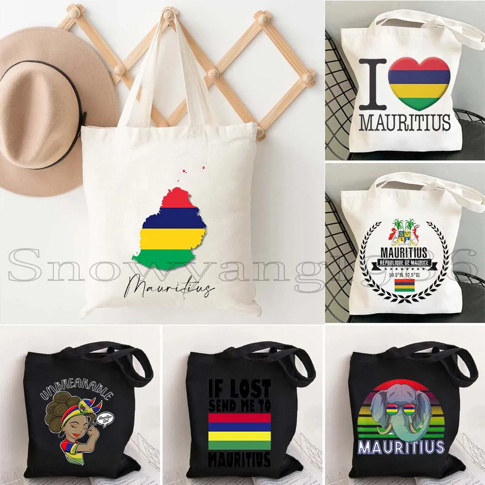 

Остров Моріуса, карта страны, флаг, индийский океан, подарки, женская парусиновая сумка через плечо, многоразовая сумка для покупок в стиле Харадзюку