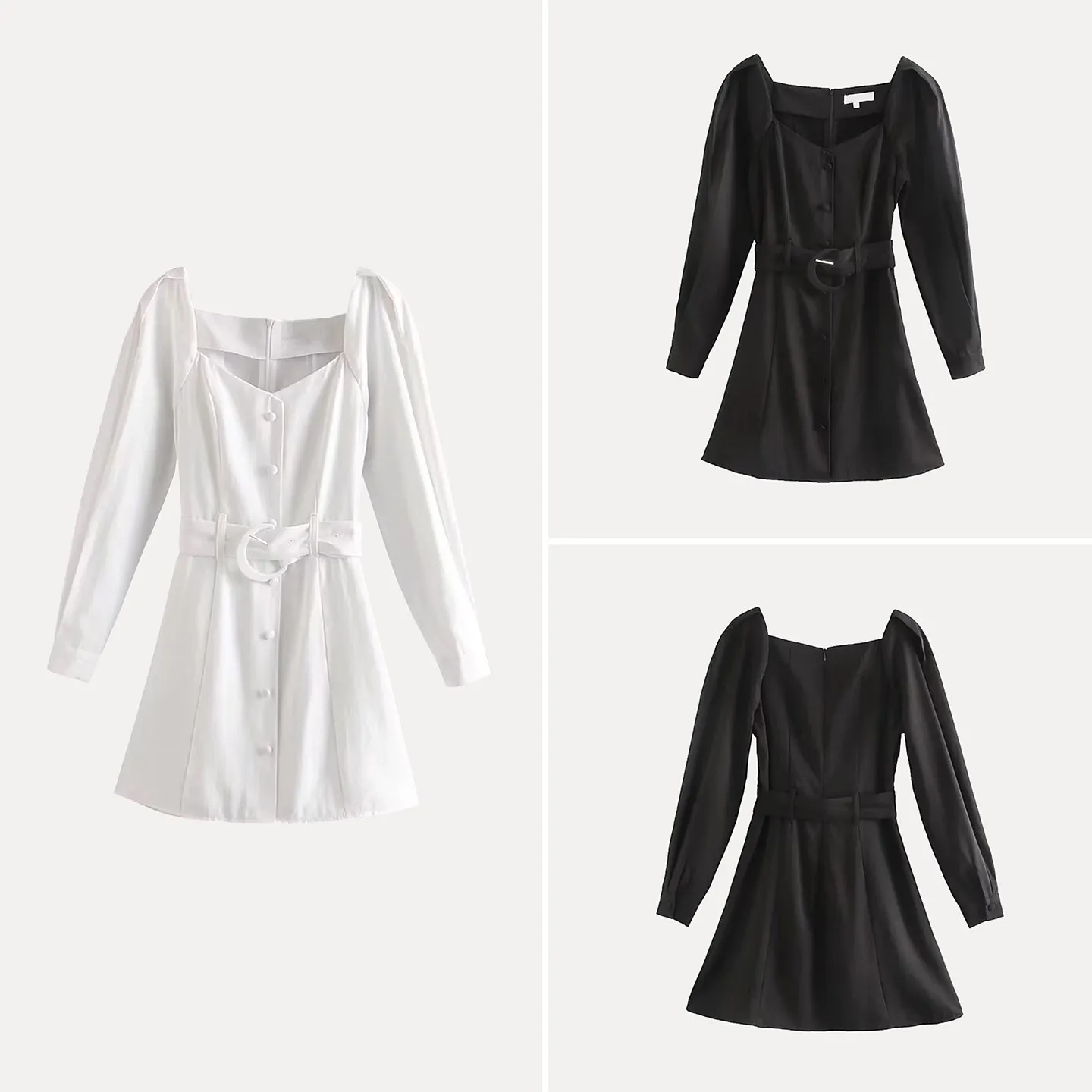 Trendy Long Sve Squ…