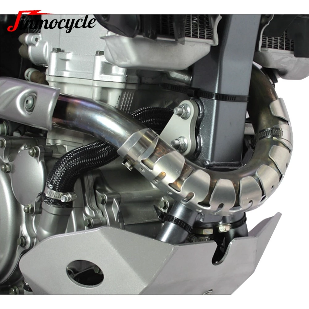 For Yamaha YZ450F YZ250F MY18/MY15 4 Stroke Motorcycle Exhaust Muffler Pipe Protector Heat Shield Cover Exhaust Pipe Protector