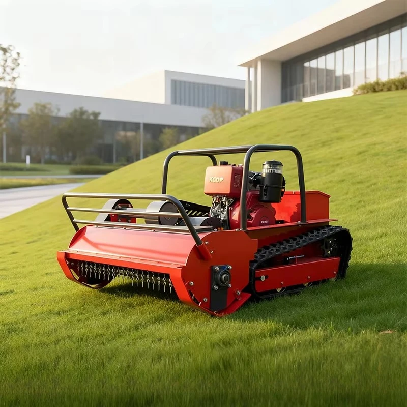 

Промышленная газонокосилка VORAN с дистанционным управлением, 15 л.с., гибридная, 1200 мм, для городского контроля растительности и ухода за газонами.