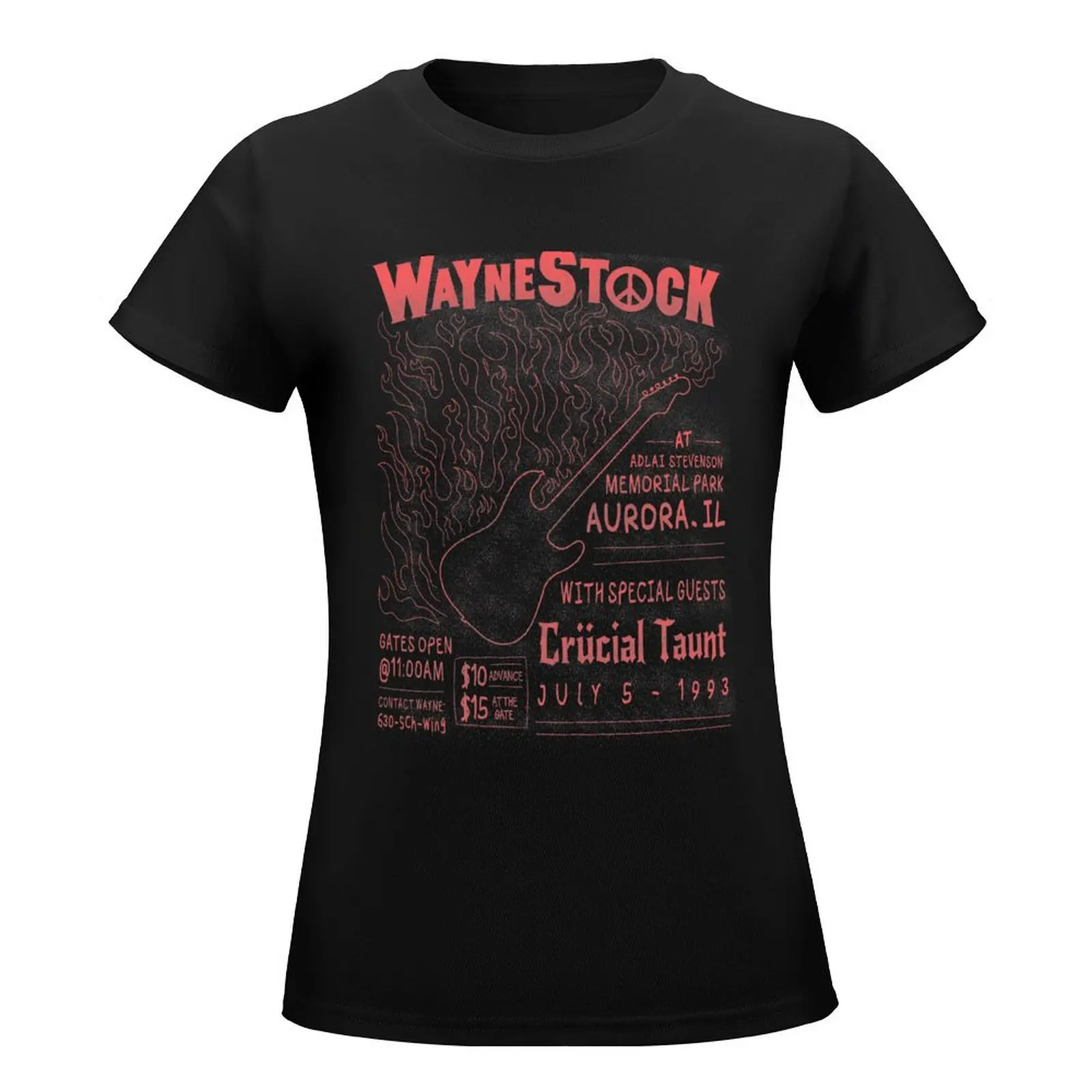 Waynestock T-Shirt Aesthetic clothing lady clothes Women's cotton t-shirt